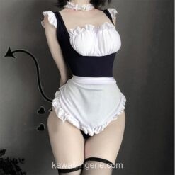 Sweet Japanese Classic Maid Cosplay Lingerie 5 Sweet Japanese Classic Maid Cosplay Lingerie 5