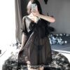 Romantic See-Through Nightwear Cosplay Lingerie 2 Romantic See-Through Nightwear Cosplay Lingerie 2