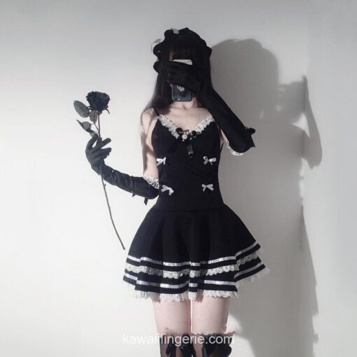 Gothic Lolita Maid Cosplay Lingerie 9