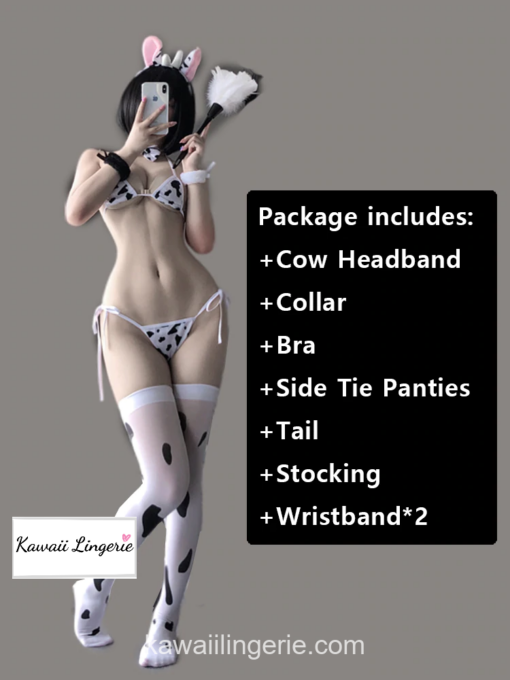 Spicy Anime Cow Cosplay Lingerie 1