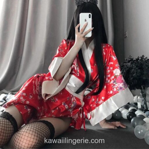 Japanese Kimono Cosplay Lingerie 1