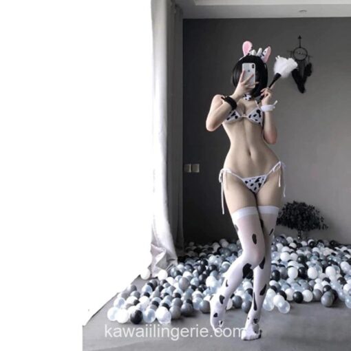 Spicy Anime Cow Cosplay Lingerie 3