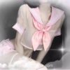 Adorable Anime Student Uniform Cosplay Lingerie 11