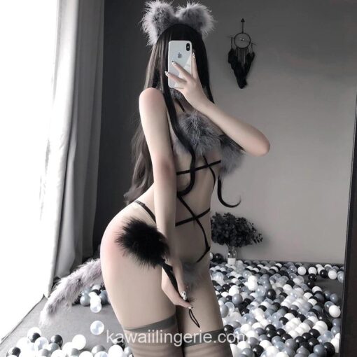 Sexy Bandage Cute Cat Cosplay Lingerie 7