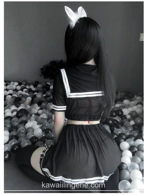Anime School Girl Student Uniform Cosplay Lingerie 7