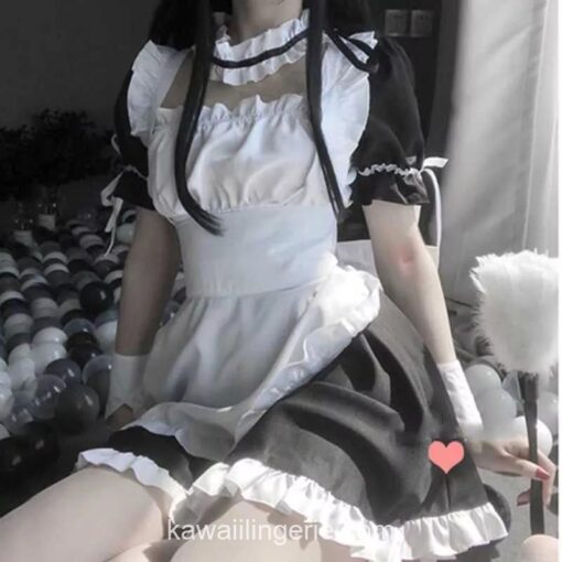 Adorable Lolita French Maid Lingerie 3