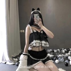 Lolita Cute Cat Maid Uniform Lingerie 1