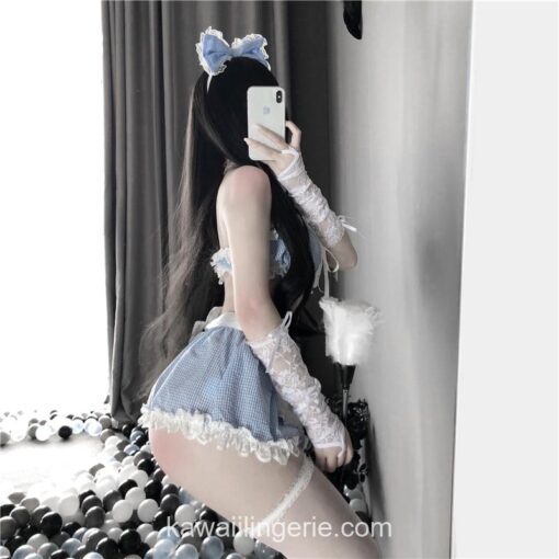 Charming Anime Maid Japanese Kawaii Costume Lingerie 7