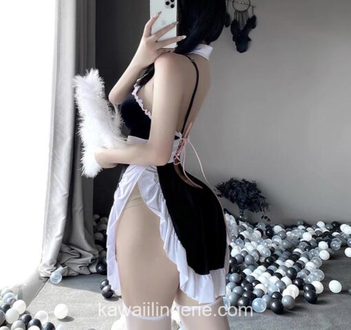 Sexy Anime Costume Maid Role Play Comic Maid Lingerie 6