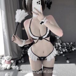 Charming Maid Uniform Role Play Nightwear Maid Lingerie 2