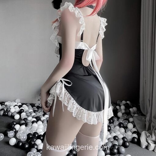 Romantic Maid Cosplay Uniform Lace Kawaii Lingerie 15