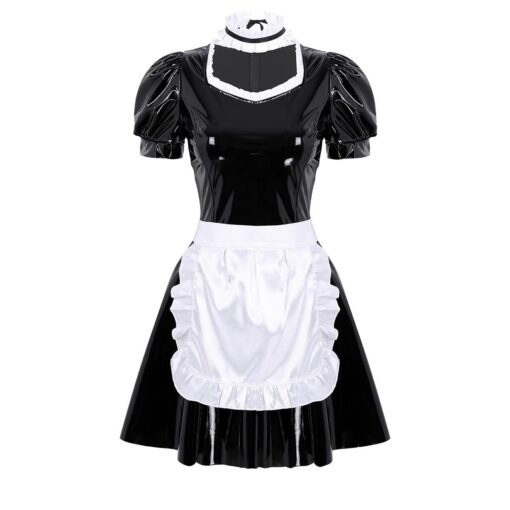 Fancy Cosplay Dress with Apron Parties Maid Lingerie 8