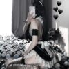 Charming Bunny Girl Sexy Cosplay Leather Maid Outfit Lingerie 4 Charming Bunny Girl Sexy Cosplay Leather Maid Outfit Lingerie 4