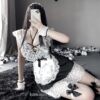 Sexy Anime Fancy French Maid Lace Apron Lingerie 1 Sexy Anime Fancy French Maid Lace Apron Lingerie 1
