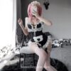 Romantic Maid Cosplay Uniform Lace Kawaii Lingerie 8