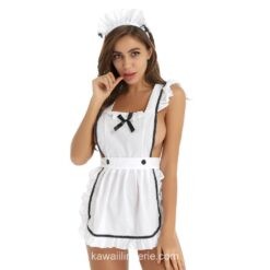 Spicy Maid Dress Apron with Thongs Lingerie 1