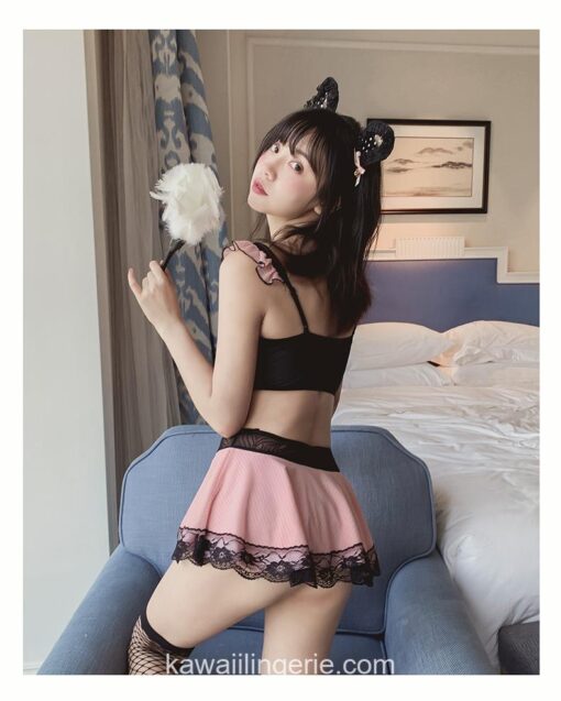 Kawaii Classical Erotic Lace Outfit DDLG Maid Lingerie 7