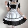 img_0_2021-Black-Cute-Lolita-Maid-Costumes-Girls-Women-Lovely-Maid-Cosplay-Uniform-Animation-Show-Japanese-Outfit.jpg_.webp Adorable Japanese Costume Black White Maid Outfit Lingerie