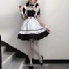 Adorable Japanese Costume Black White Maid Outfit Lingerie 18