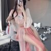 Kawaii Chinese Traditional Bathrobe Mesh Bandage Suit Cosplay Lingerie 7 Kawaii Chinese Traditional Bathrobe Mesh Bandage Suit Cosplay Lingerie 7