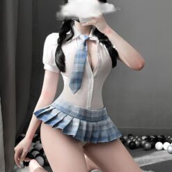 Kinky School Girl Cosplay College Pleated Skirt Anime Lingerie 11 Kinky School Girl Cosplay College Pleated Skirt Anime Lingerie 11