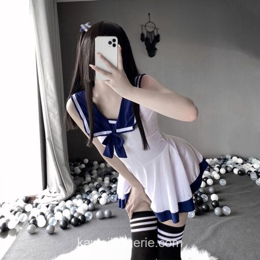 Kinky Summer School Girl Sailor Cosplay Lingerie 8