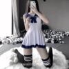 Kinky Summer School Girl Sailor Cosplay Lingerie 1 Kinky Summer School Girl Sailor Cosplay Lingerie 1