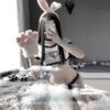 Adorable Heart Hollow Open Chest Rabbit Tail Anime Lingerie 3 Adorable Heart Hollow Open Chest Rabbit Tail Anime Lingerie 3