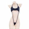 Kawaii Black White Cow Print Mini Backless One Piece Micro Bikini Anime Lingerie 3 Kawaii Black White Cow Print Mini Backless One Piece Micro Bikini Anime Lingerie 3