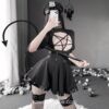 Romantic Stretchy Goth Style Devil Anime Lingerie 3 Romantic Stretchy Goth Style Devil Anime Lingerie 3