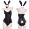 Spicy Cute Bunny Girl Faux Leather Material Rabbit Cosplay Lingerie 13 Spicy Cute Bunny Girl Faux Leather Material Rabbit Cosplay Lingerie 13