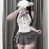 Spicy Cheer Learder Cosplay Mini-Skirt Sailor Moon Cosplay Lingerie 10