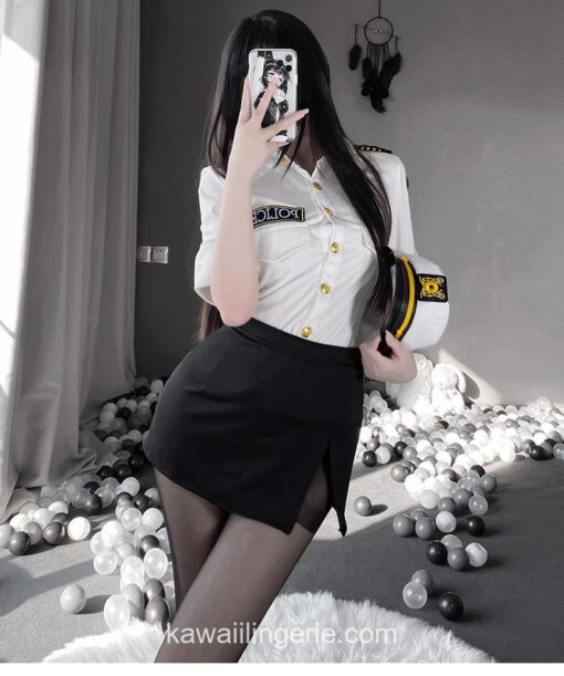 Spicy Police Woman Officer Uniform Sexy Secretary Cosplay Lingerie 11 Spicy Police Woman Officer Uniform Sexy Secretary Cosplay Lingerie 11