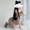Kinky Fishnet Crotchless Bodystockings Kawaii Lingerie 4 Kinky Fishnet Crotchless Bodystockings Kawaii Lingerie 4