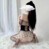 Kinky Fishnet Crotchless Bodystockings Kawaii Lingerie 2 Kinky Fishnet Crotchless Bodystockings Kawaii Lingerie 2