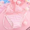 2PCS W Cute Sexy Lingerie Kawaii Striped Triangle Bikini 3 2PCS W Cute Sexy Lingerie Kawaii Striped Triangle Bikini 3