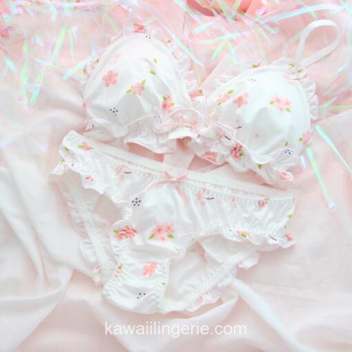 Pink Sakura Underwear Set 1