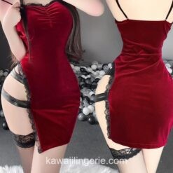 Cheongsam Lingerie Pajama Dress 1