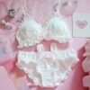 Bow Ruffle Rabbit Ears Lingerie Set 1 Bow Ruffle Rabbit Ears Lingerie Set 1