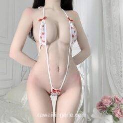 Bandage Strawberry Bikini Suit 6