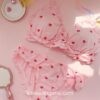 Strawberry Milk Silk Underwear Set 2 Strawberry Milk Silk Underwear Set 2