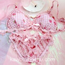 Strawberry Print Lolita Lingerie Set 1 Strawberry Print Lolita Lingerie Set 1