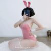 Bunny Girl Velvet Cosplay Lingerie 5