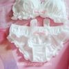 Bow Ruffle Rabbit Ears Lingerie Set 4 Bow Ruffle Rabbit Ears Lingerie Set 4