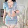 Maid Crop Top Skirt Lingerie Set 1 Maid Crop Top Skirt Lingerie Set 1