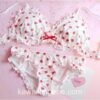 Strawberry Milk Silk Underwear Set 1 Strawberry Milk Silk Underwear Set 1