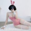Bunny Girl Velvet Cosplay Lingerie 3