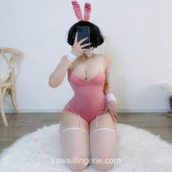 Bunny Girl Velvet Cosplay Lingerie 2